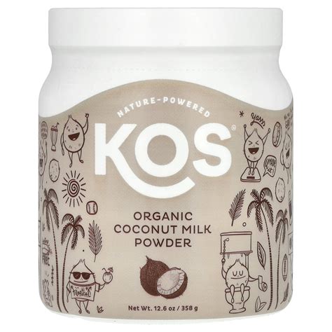 Kos Organic Coconut Milk Powder Oz G Walmart