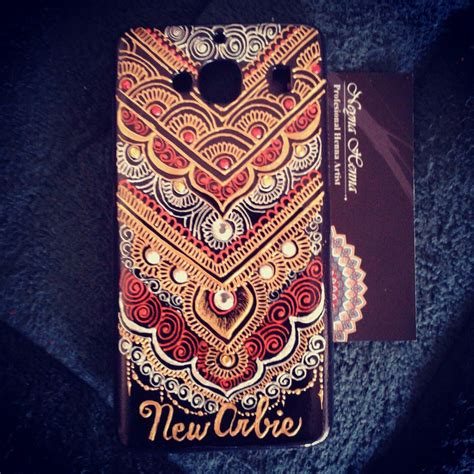 Henna Case Handmade Henna Phone Case Diy Phone Case Henna