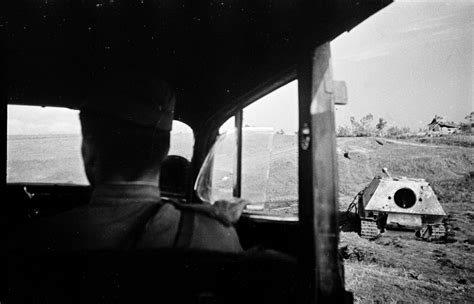 Ferdinand tank destroyer knocked out at Kursk, as viewed from a Soviet ...