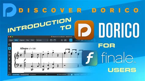 Introduction To Dorico For Finale Users Discover Dorico Youtube