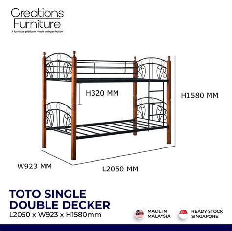 Promotion Orra Wooden Metal Double Decker Furniture Home Living