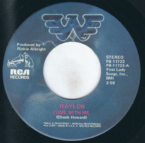 Waylon Come With Me Mes Kin 1979 Indianapolis Pressing Vinyl Discogs