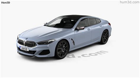 BMW 8 Series G16 GranCoupe M sport 2022 360도 3D 모델 Hum3D