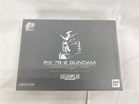 【未使用】【1円～】【未開封】1144 Rx 78 2 ガンダム ガンダリウム合金モデル 機動戦士ガンダム プレミアムバンダイ限定の落札情報