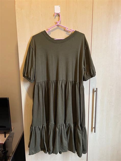 Army Green Dress on Carousell