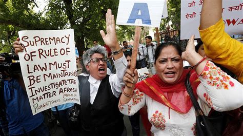 Protests Erupt In India After Top Judge Cleared Of Sexual Harassment