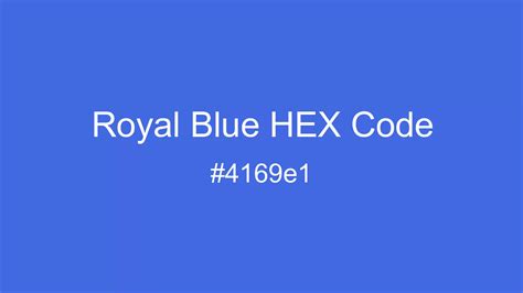 Royal Blue Color, Hex and RGB values | CSSColors.com