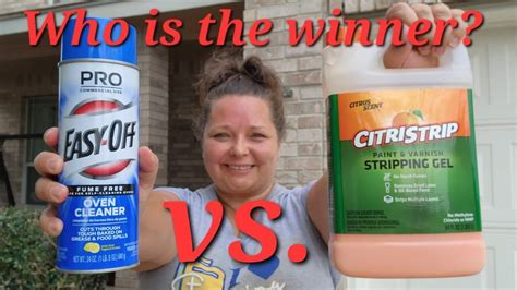 Oven Cleaner vs Citristrip Paint Remover & Sanding Furniture - YouTube ...