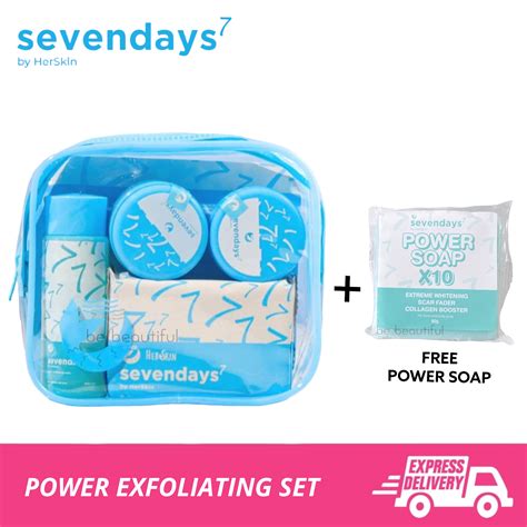 Sevendays Power Exfoliating Set By Her Skin Lazada PH