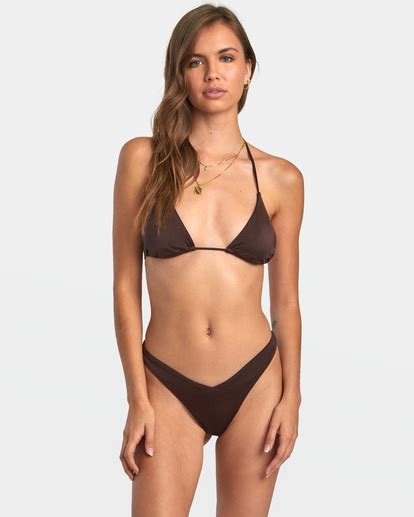 Solid Shimmer Medium Bikini Bottoms Rvca