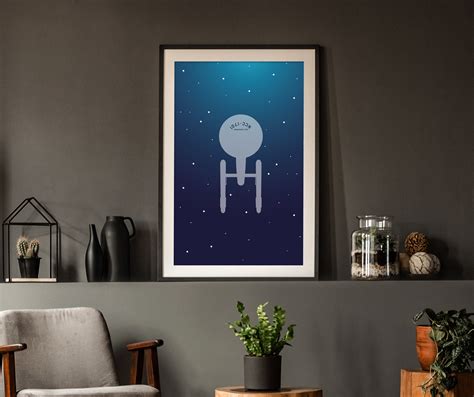 Printable Star Trek Enterprise Poster Impression Numérique - Etsy