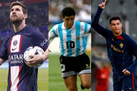 Messi Maradona Y Cristiano Ronaldo Encabezan El Ranking De Los 100