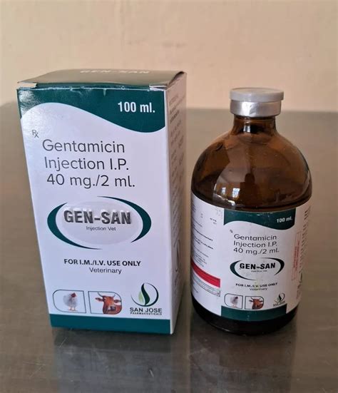 Gen San Gentamicin Injection I P Mg Ml At Rs In Parwanoo