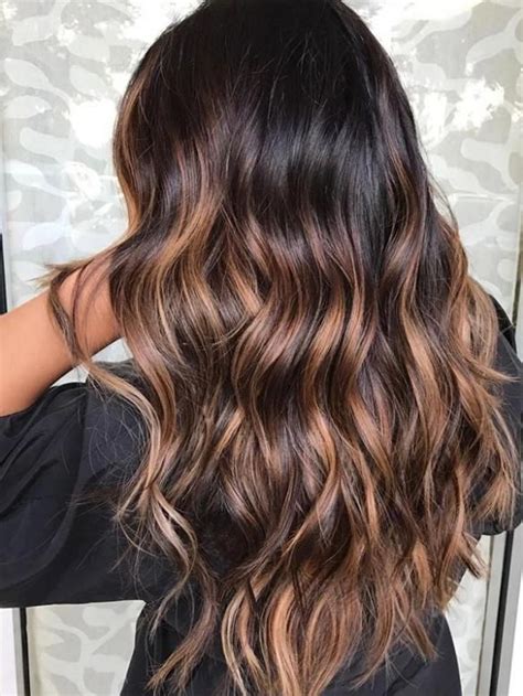 Braun Ombre Lange Wellige Lace Front Echthaar Per Cke Flw Balayage