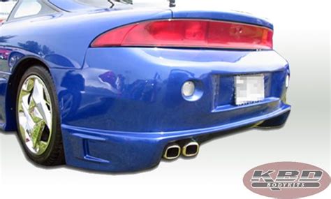 1995 1999 Mitsubishi Eclipse Blits Style Polyurethane Rear Bumper 37 2056