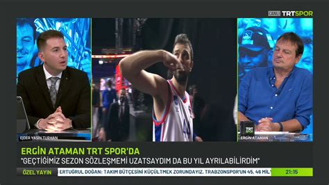 Trt Spor On Twitter Ergin Ataman Panathinaikos Ba Kan Bana Buray