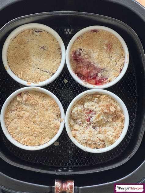 Recipe This Air Fryer Plum Crumble