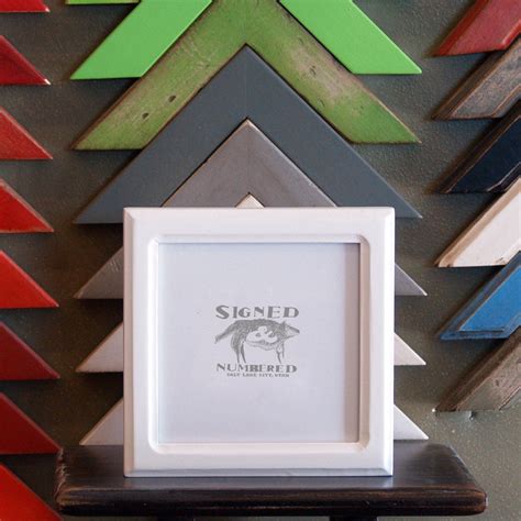 6x6 Inch Square Picture Frame In Double Cove Style With Solid