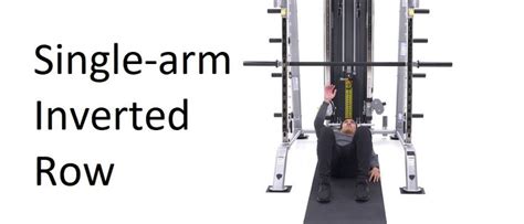 Single Arm Inverted Row Exercise