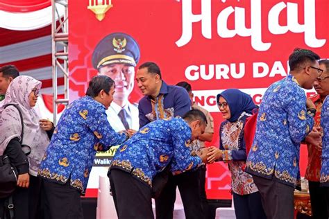 Wali Kota Eri Cahyadi Ingin Momen Halal Bihalal Bersama Guru Jadi