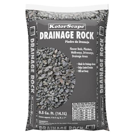 Oldcastle 0.5-cu ft Gray Drainage Rock in the Landscaping Rock department at Lowes.com