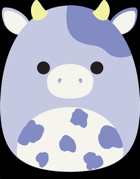 A Blue And White Cow With Horns On It S Head Sitting In Front Of A