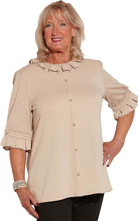 Ovidis Fashionable Open Back Adaptive Top Adaptive Clothing For Elderly Women Kiki Amazon