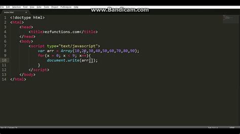 26 JavaScript Tutorial print array using for loop بالعربي YouTube