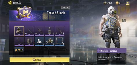 Call Of Duty Mobile Leaks News On Twitter The Tanked Bundle Is