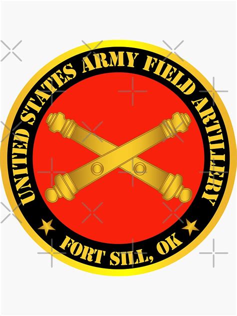 Army US Army Field Artillery Ft SIll Ok W Branch Sticker For Sale