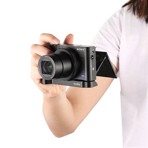 RX0 RX100 SmallRig L Shape Wooden Grip For Sony RX100 III IV V VA 2248