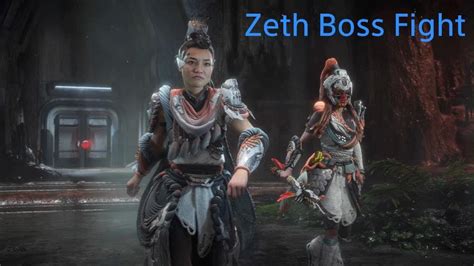 Finishing Zeth Boss Fight Horizon Forbidden West Burning Shores Youtube