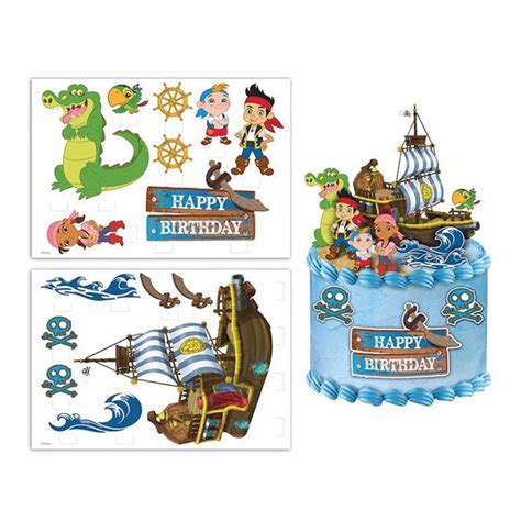 Disney Jake And The Never Land Pirates Cake Topper Scene Edible Image