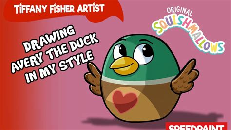 Drawing Avery The Duck Squishmallow In My Style Full Speedpaint