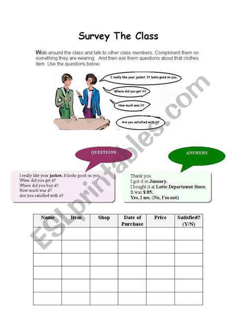 Giving Compliments Worksheet