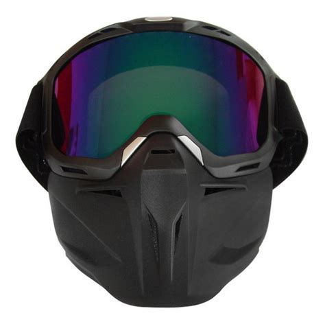 Goggle Careta Techx2 Motociclista Negra Mica Tornasol Cross Envío gratis