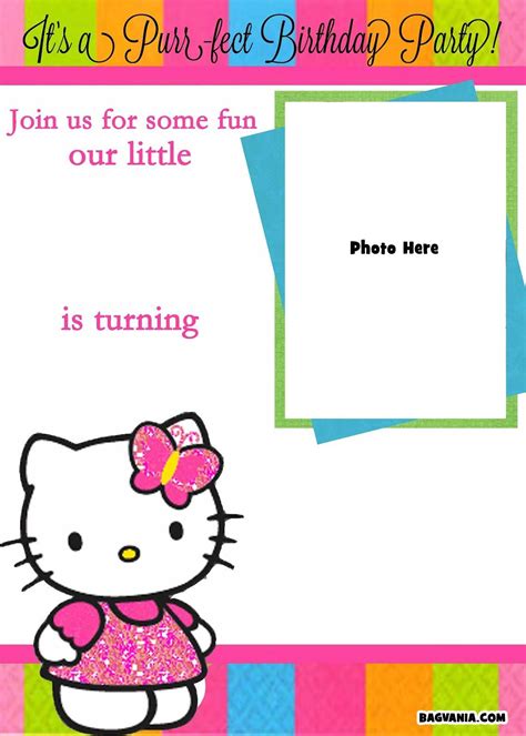 Hello kitty invitations – free printable templates for hello kitty ...