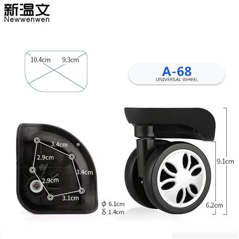 Trolley Case Suitcases Luggage Wheels Replacement Parts Travel Suitcases Casters Repair Spinner