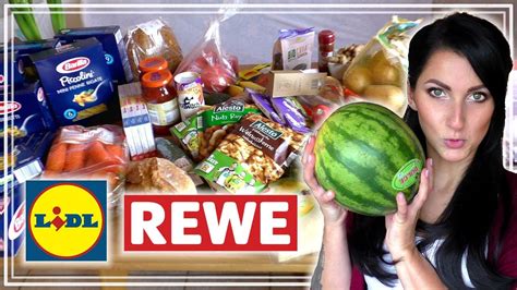 XXL FOOD HAUL WOCHENEINKAUF MIT PREISEN LIDL REWE Angebote