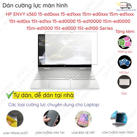 Dán màn hình cường lực laptop HP ENVY x360 15 ed 15m ed 15t ed 15