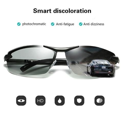 Compra Gafas De Sol Polarizadas Fotocrom Ticas Uv Para Hombre