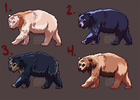 Bear Adoptables 44 Closed By Kastielkreations On Deviantart