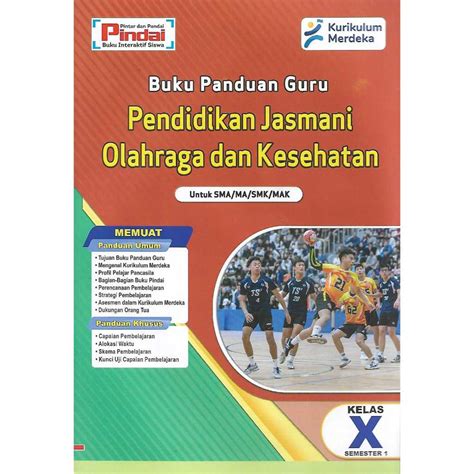 Jual Buku Pindai Panduan Pjok Kelas Sma Ma Smk Mak Semester