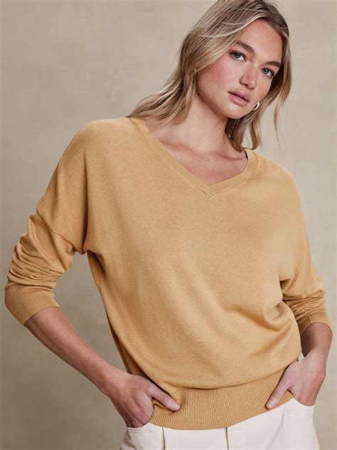 Forever Dolman V Neck Sweater Banana Republic Factory