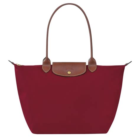 Longchamp Le Pliage Original Sac Shopping L Rouge