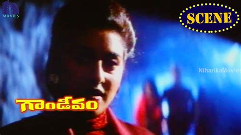 Vijaya Meets Nageswara Rao In Jail Emotional Scene Gandeevam Movie