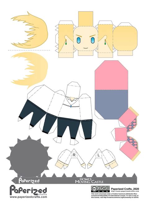 The Paper Doll Is Designed To Look Like An Anime Character