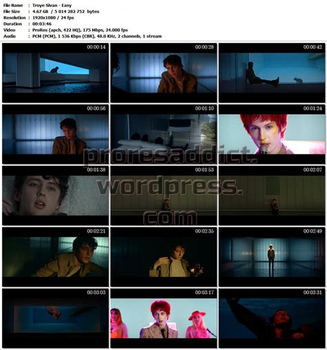 Troye Sivan – Easy – ProRes Addict – The Music video collector