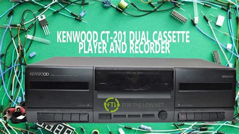 Kenwood Stereo Dual Double Cassette Tape Player Kx W Stereo Tuner