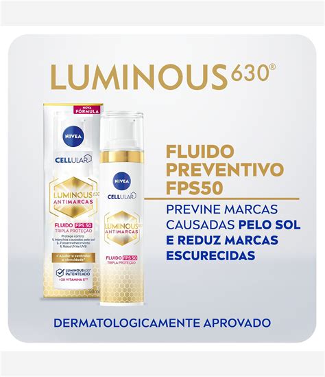 Fluído Facial Luminous 630 FPS 50 Nivea 40ml